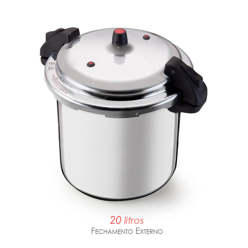 Panela de Pressão Profissional com Fechamento Externo