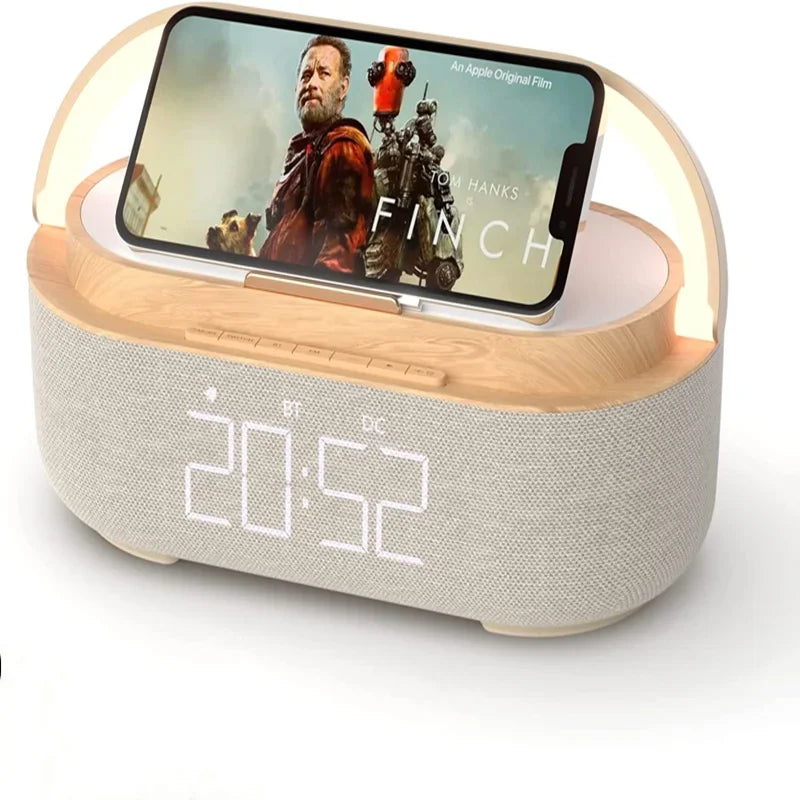 Caixa de Som Multifuncional com Carregamento de Celular