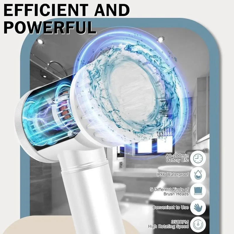 Escova Elétrica para Limpeza | Baig™